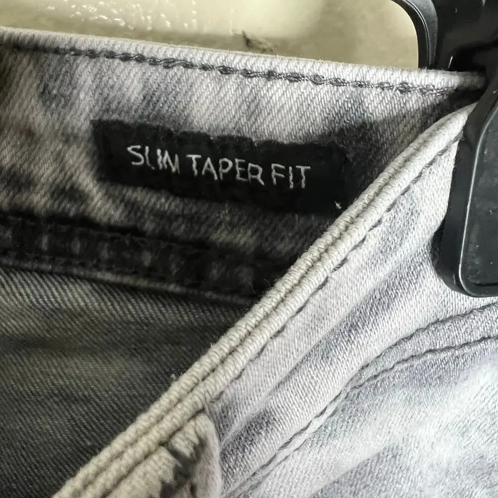 Switch Remarkable Jeans 34x30 Mens Slim Tapered Destroyed Paint Drip Streetwear